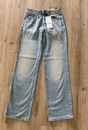 Jeans, Stradivarius,  Grösse 38, Straight Wide, neu