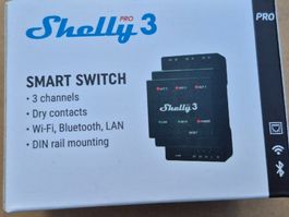 Shelly Pro 3 Smart Switch 3 Kanäle