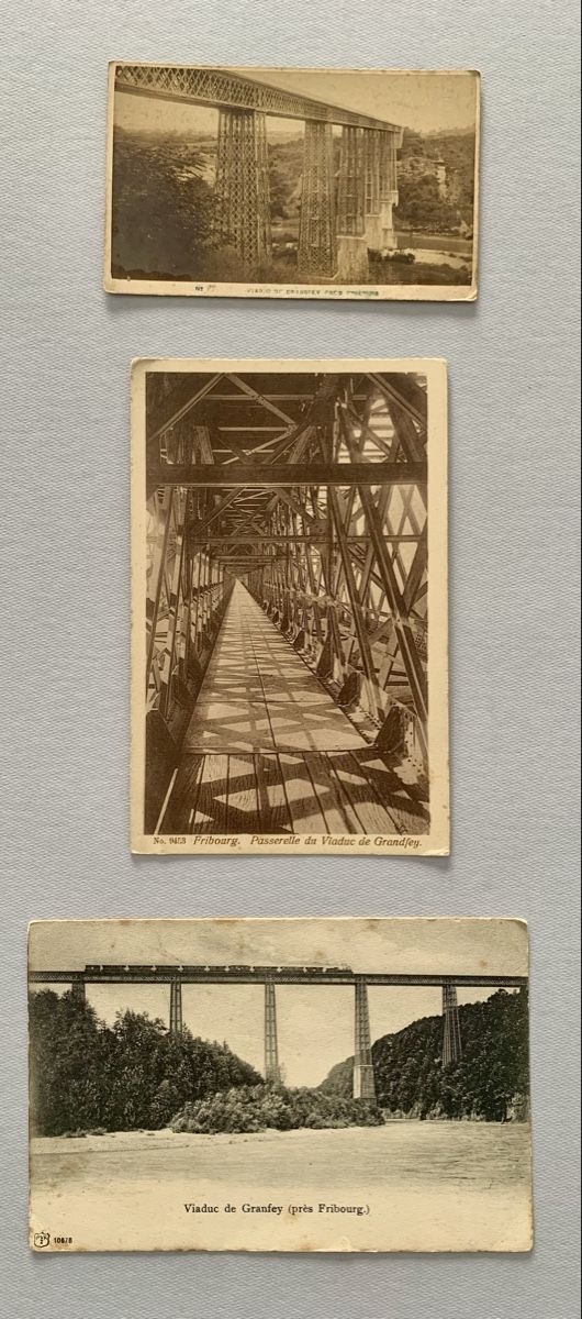 Cartoline postali: Ansichtskarten Schweiz - Grandfey, Fribourg – Usato da Düdingen venduto da polytropon_5