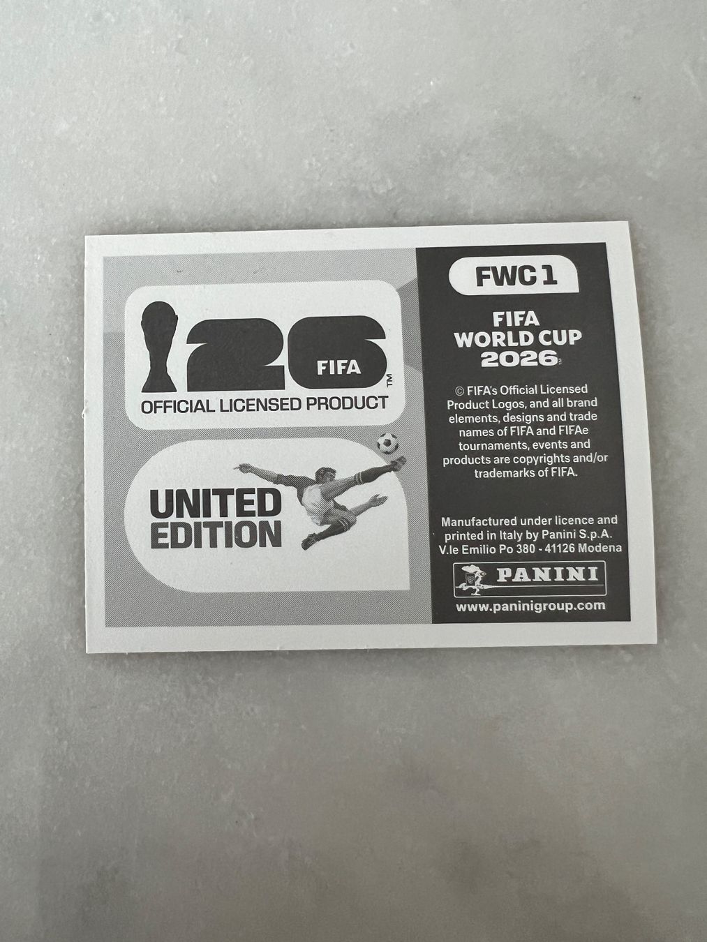 Panini Cartes à collectionner: FIFA World Cup 2026 FWC 1 Panini 2026 – Neuf (Voir description) à Weinfelden par oka_9xdz 1