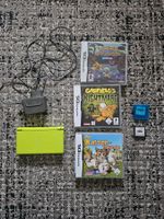 Nintendo DS Lite Grün mit 5 Spiele und Zubehör! Top