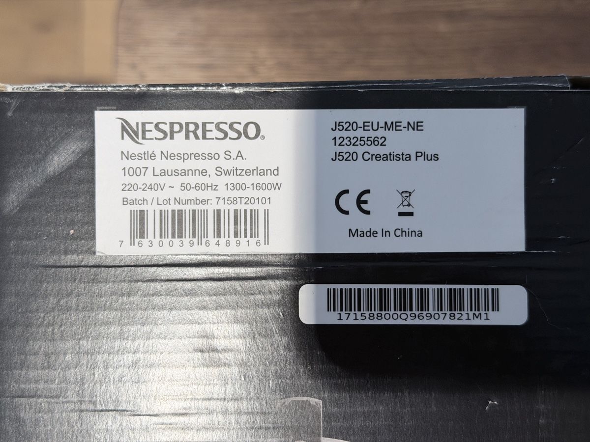 Nespresso Kaffeemaschinen & Espressomaschinen: Nespresso Creatista Plus- Gratis 4 Nespresso Kaffeegläser – Gebraucht aus Regensdorf von scheissspiel 8