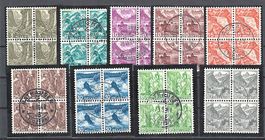 Schweiz, 1936 Landschaften-Serie Viererblock ohne 20 Rp.