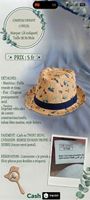 chapeau de paille pour enfant 
