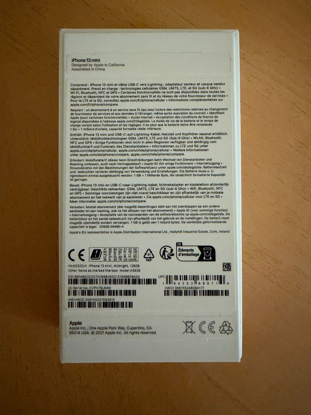 Apple Telefoni cellulari / Smartphones: iphone 13 mini - sorgfältig behandelt – Usato da Zürich venduto da abb_z57v 3