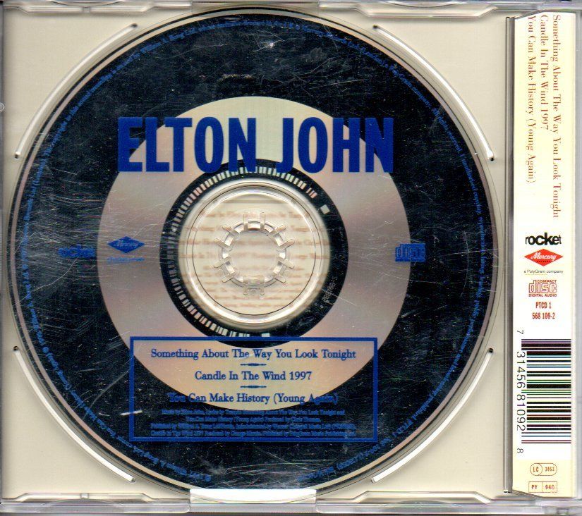 CD: CD - Single - Elton John - Candle in The Wind 1997 – Usato da Volketswil venduto da Stones 1