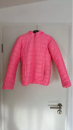 Pinke Übergangsjacke Grösse 146/152