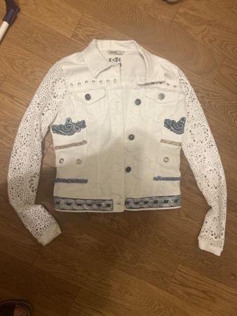 Desigual Jacke Weiss Grösse 36 Exotic Jeans