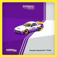 Mazda RX-7 (FC3S) Pandem "White & Purple" (Tarmac 1:64)