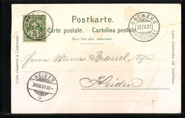 Cartoline postali: St. Anton, Hotel Rössli, St. Antonkapel – Usato da Berlin venduto da bartko-reher 1