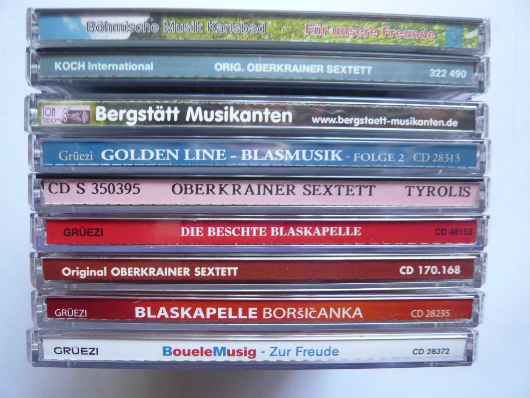 CD: 9CD Sammlung Blasmusik & Oberkrainer – Usato da Winterthur venduto da Cajun 3