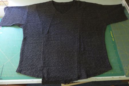 Tolles Damen - Top - Oberteil grau Gr. 42 - 44 ab Fr. 2.-