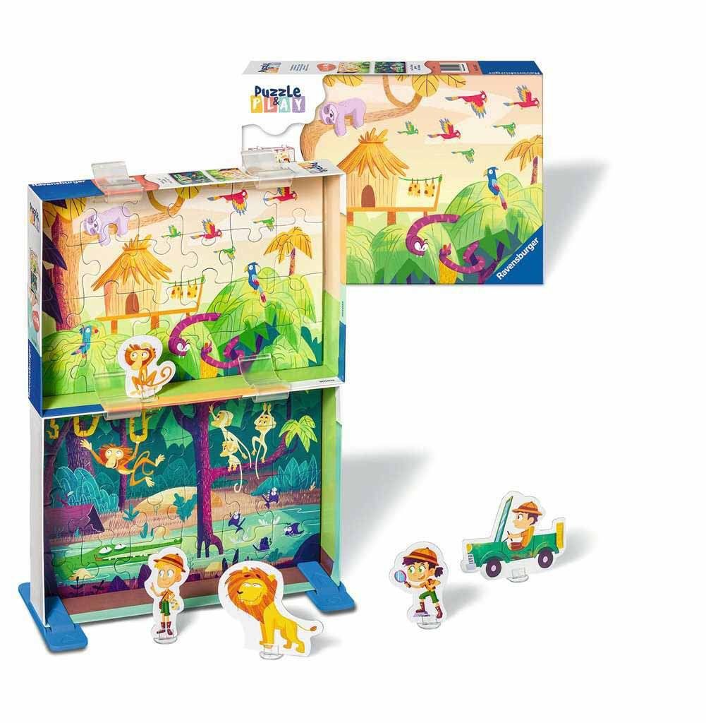 Ravensburger Puzzle: Ravensburger Puzzle & Play Dschungelabenteuer – Nuovo e nell'imballaggio originale da Oensingen venduto da Liquidations-Shop