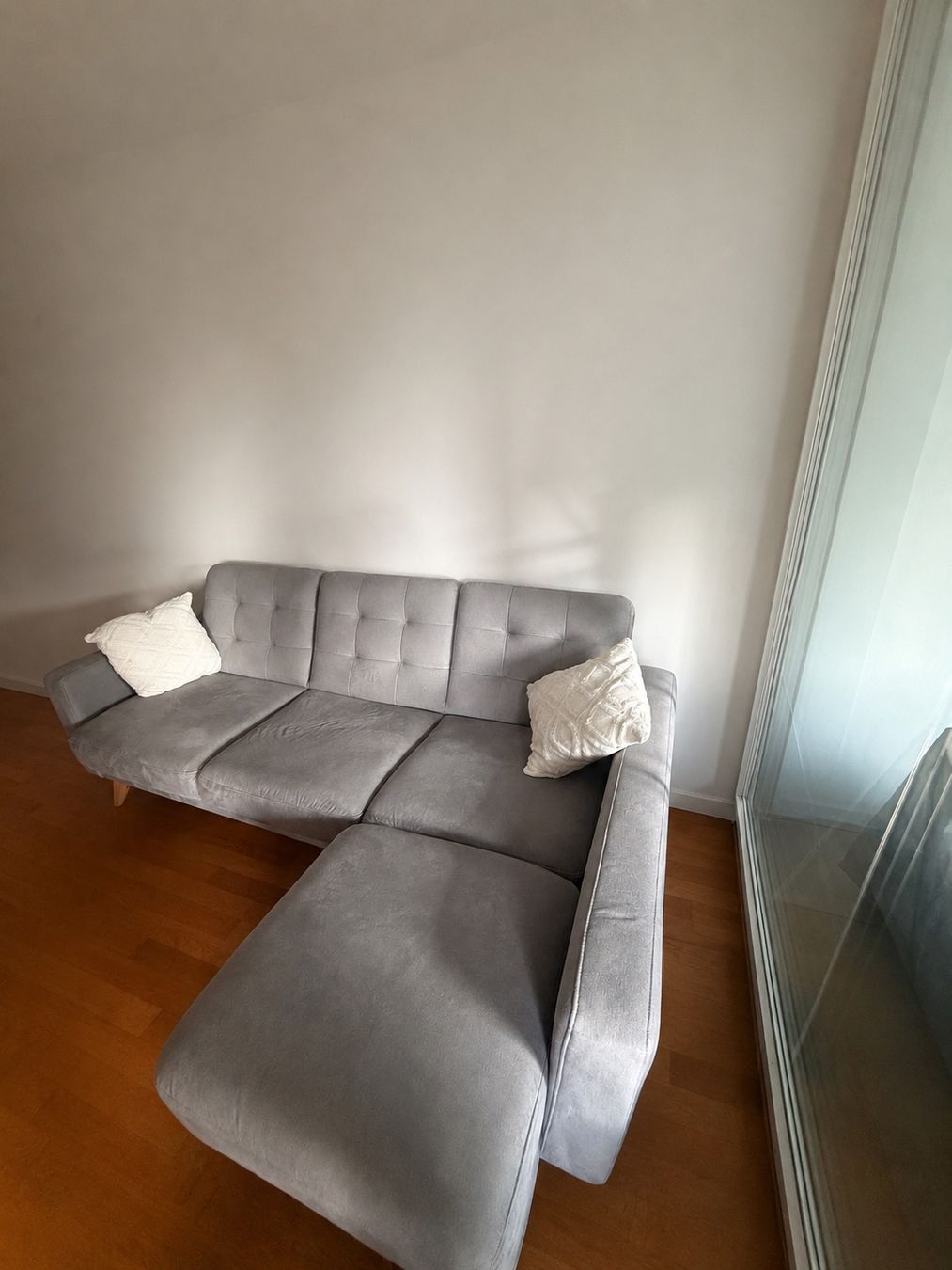 Sofas: Ecksofa Grau Stoff guter Zustand – Gebraucht aus Döttingen von mon_7qmc 1