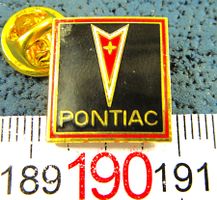 PONTIAC AUTO LOGO PIN ENAMEL TOP-QUALITÄT 17x17mm VINTAGE
