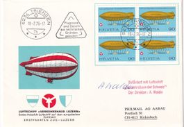 Luftschiff Sursee-Triengen 1976 (mit Unterschrift A.Waldis)