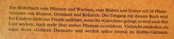 Bücher: Die Garten-Uhr Dietlind – Gebraucht aus Wetzikon ZH von strubeli024 1