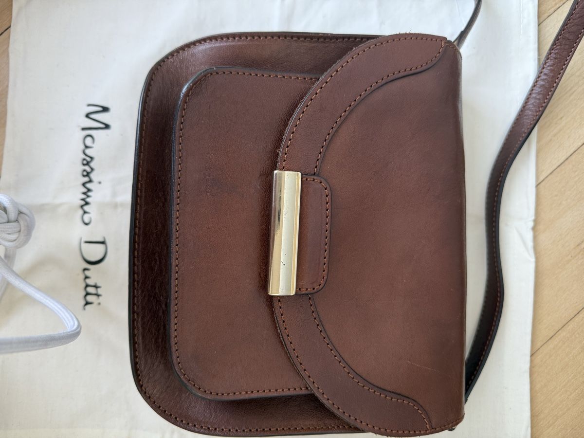Massimo Dutti Borse da donna: Braune Massimo Dutti Tasche – Usato da Zürich venduto da Andaluca 4