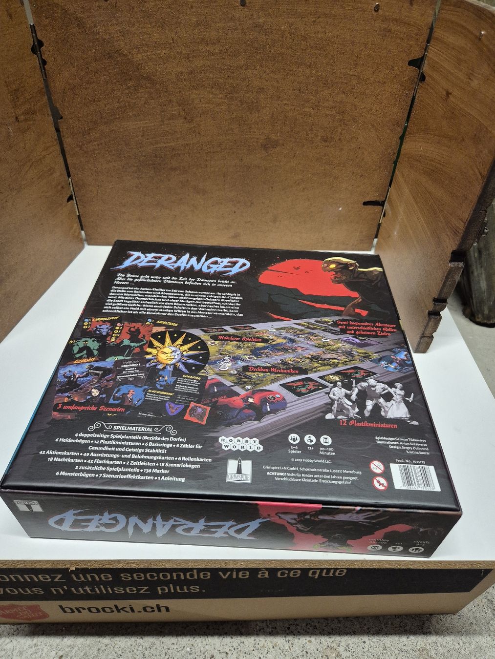 Spiele: Deranged Brettspiel gut erhalten – Neu und originalverpackt aus Bischofszell von Ionspeaker 2