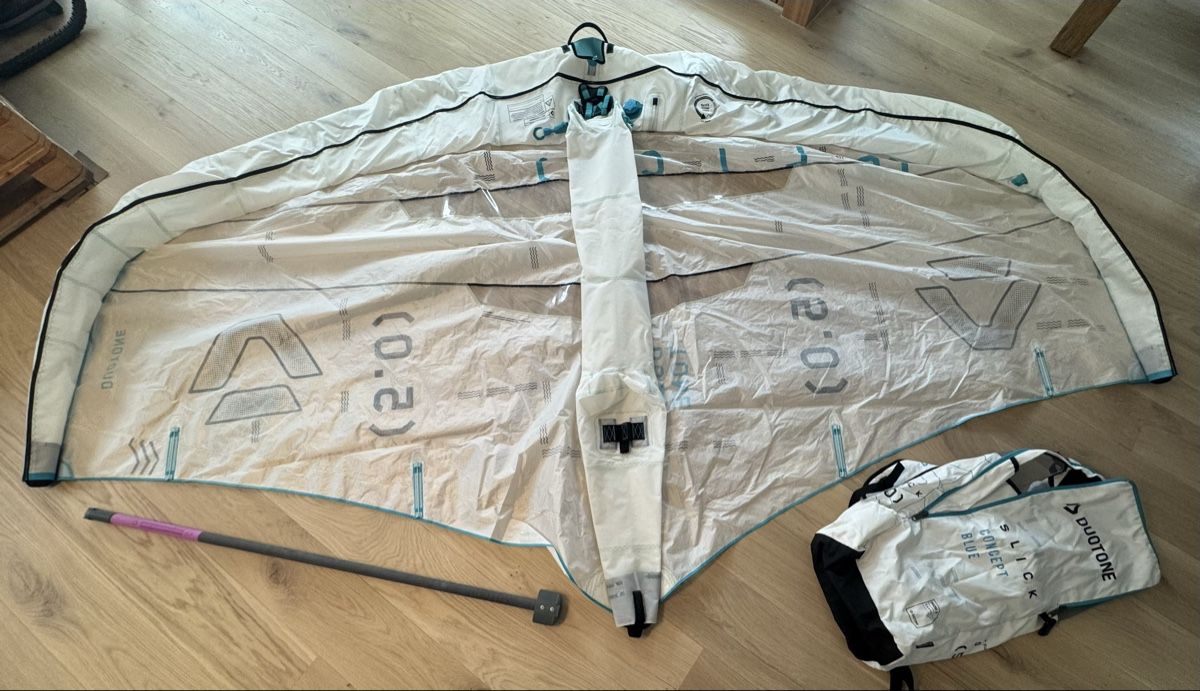 Duotone Surfen: Duotone Slick Conzeptblue 5m2 – Gebraucht aus La Punt Chamues-ch von Robin.Hofer 2