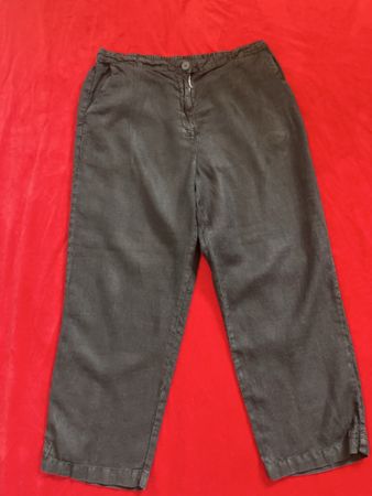 Damen Leinenhose Artaban Grösse 1 dunkelgrau guter Zustand