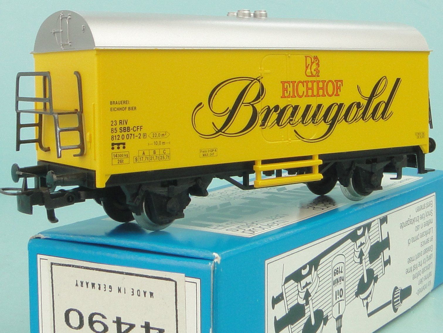 Märklin Modellini di ferrovie: Märklin 4490 SBB Eichhof Braungol – Usato da Bülach venduto da cann11