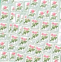 Rosen  Pro Juventute   100 Stück   80 Rappen  Frankatur