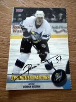 Goran Bezina Genf Servette Fribourg Gotteron Hockey Card sig