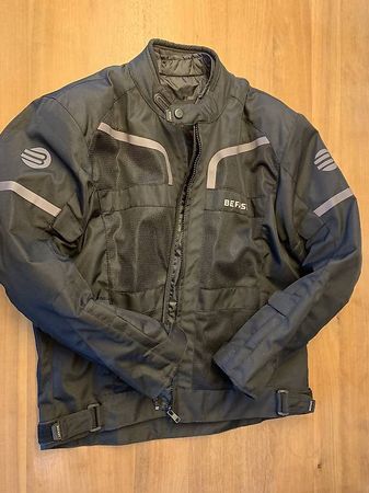 Herren Motorradjacke, Innenjacke zum herauslösen, Grösse 54