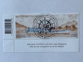 2026 - 200 ans/navig.Lac Majeur-tabs -ʘ centrée jour d’émis.