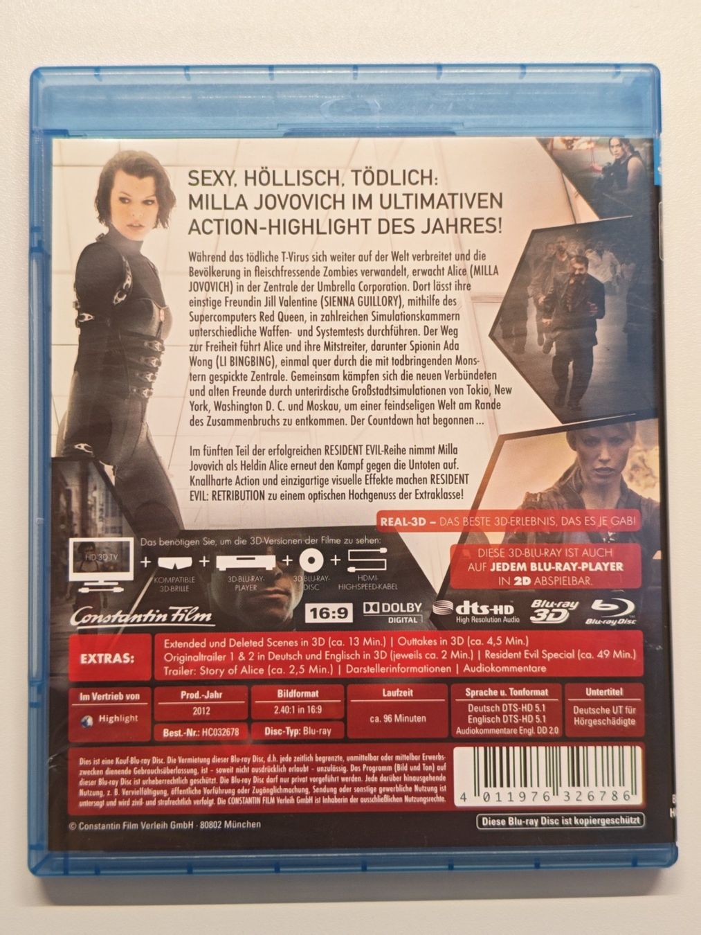 Tutti i DVDs: Resident Evil - Retribution – Usato da Liestal venduto da Kratzilla 2