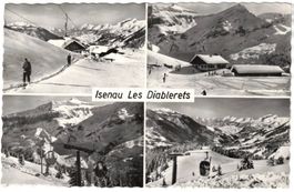 Les Diablerets - 4 Bild AK Isenau