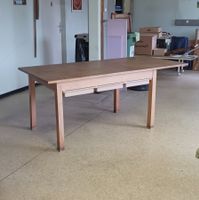 Table d'atelier en bois massif