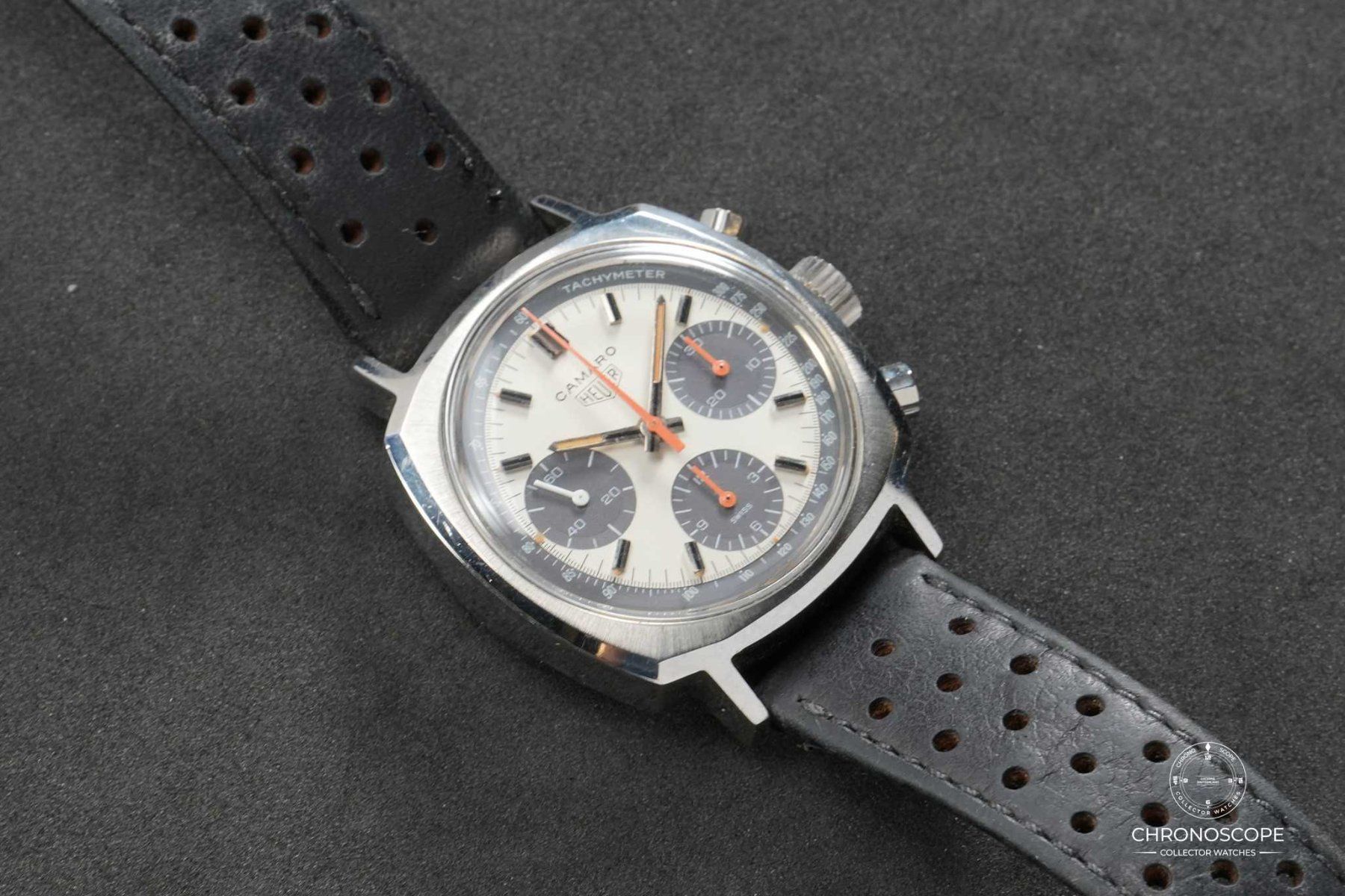 Tag Heuer Uhren: Heuer Camaro 12 Chronograph Reference 73643 – Gebraucht aus Luzern von ChronoScope6004 1