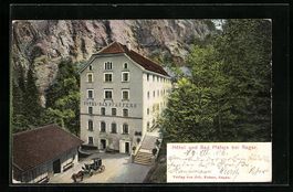 AK Ragaz, Hotel und Bad Pfäfers, 1906