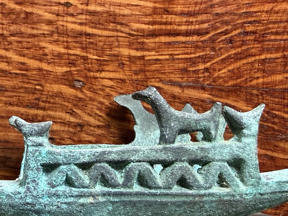 Skulpturen & Statuen: Bronze Schiff Sardinien Replik – Gebraucht aus Riedholz von Frettchen63 7