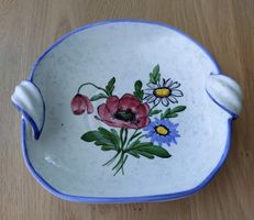 Schramberg Majolika handgemalt Schale 20cm, neuwertig!