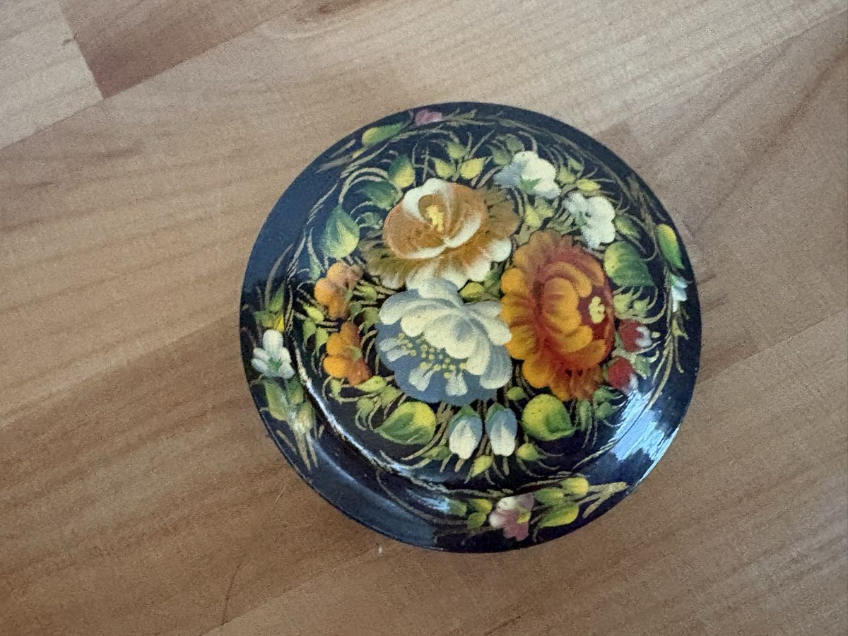 Tutte le decorazioni: Holz Dose mit Blumen Motiv – Usato da Rümlang venduto da SchumBru10 2
