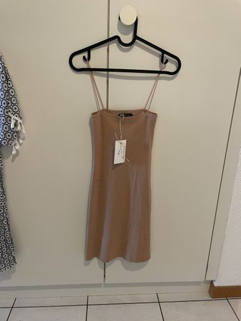 Robe Zara beige moulante été taille S