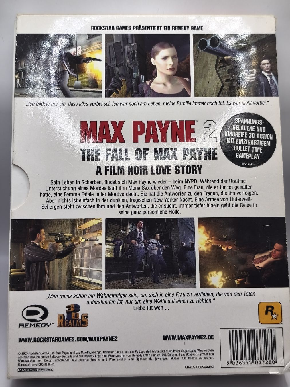 Jeux: box PC Max Payne 2 The Fall of Max Payne 3D – D'occasion à Conthey par Th3gr4yf0x 1