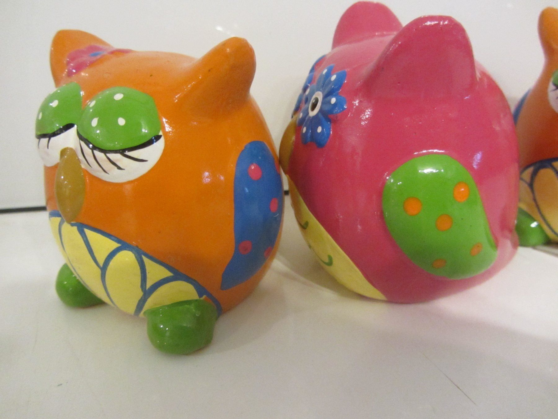 Figurines: 3 Keramik-Eulen – Neuf (Voir description) à Egliswil par chroetli22 2