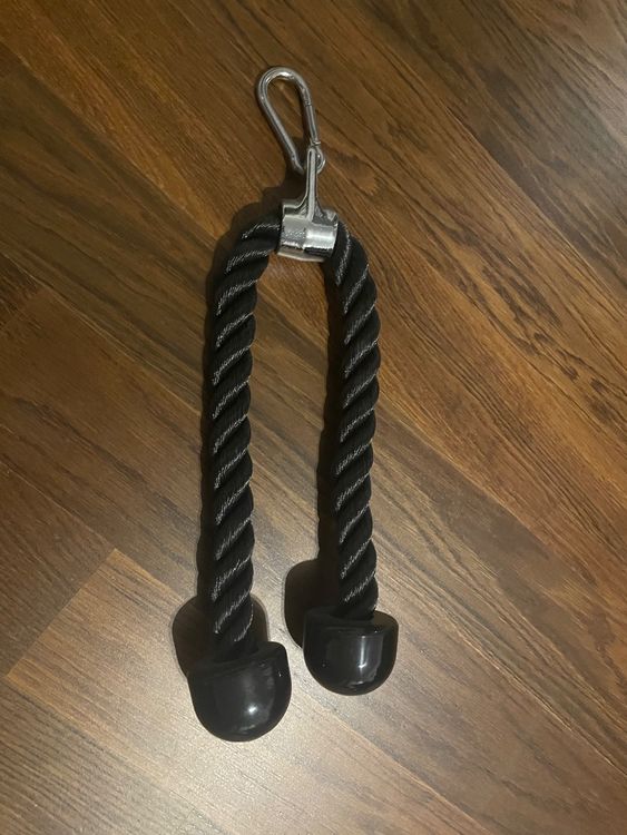 LAT Pull-Down Stange Mit Trizeps-Seil & D-Griff – Für Kabelzugmaschinen, Home Gym Training