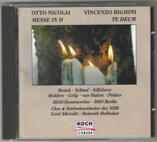 Otto Nicolai, Vincenzo Righini – Messe In D / Te Deum