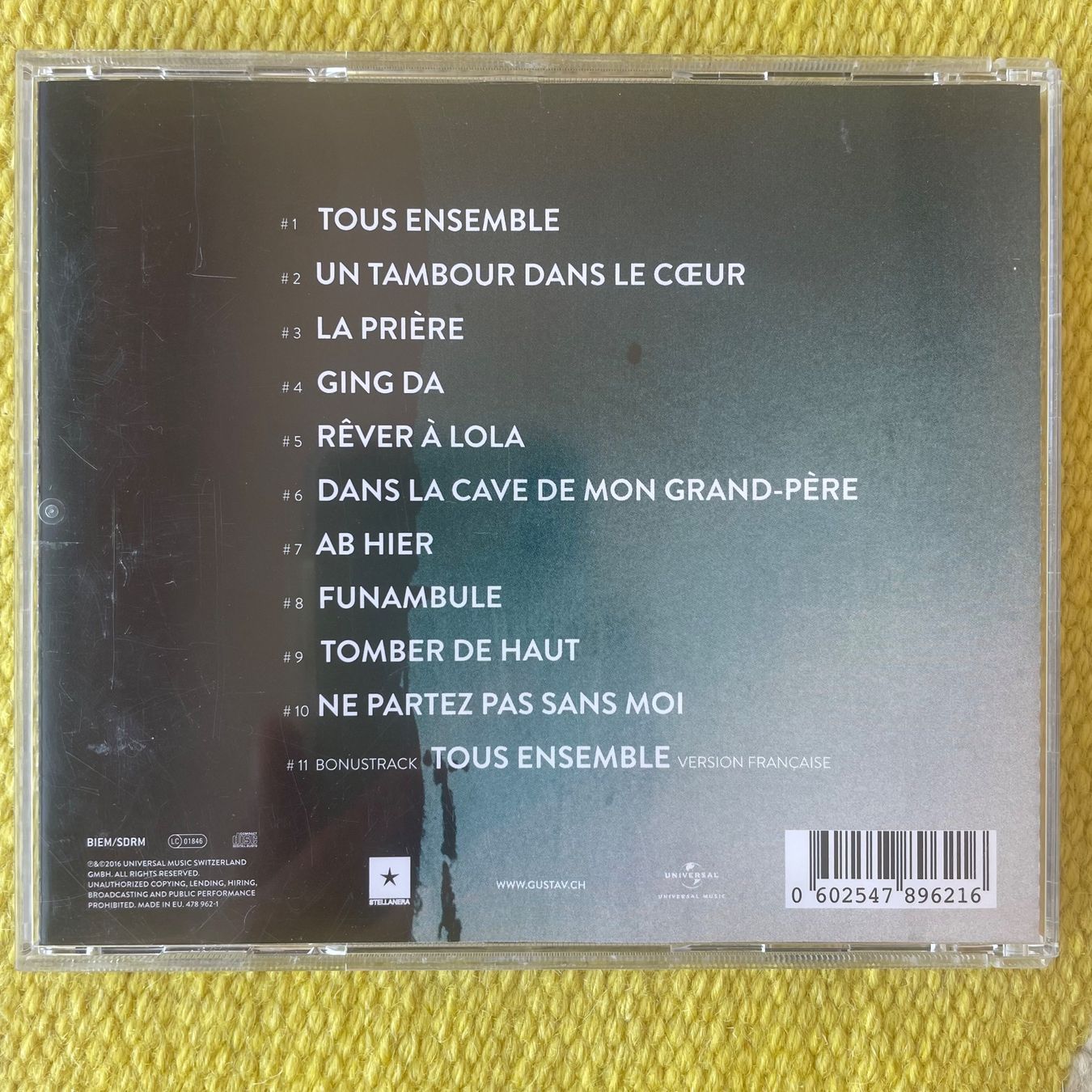 CD: GUSTAV-9 NEUF NEUN NÜN – Usato da Rorschacherberg venduto da CD-Roli 1