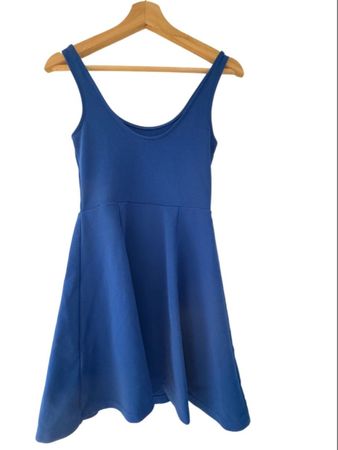Blue Summer Skater Dress, Gr. S. Wie neu! 👗☀️