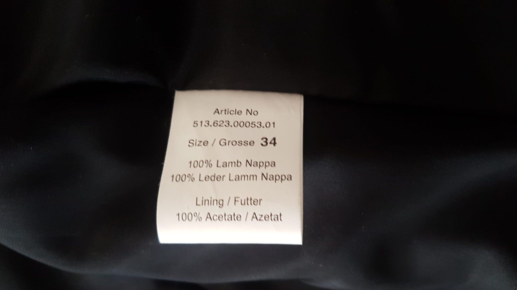 Navyboot Giacche: NAVYBOOT lederjacke grösse 34 neu – Nuovo e nell'imballaggio originale da Zürich venduto da 280_yc86 5