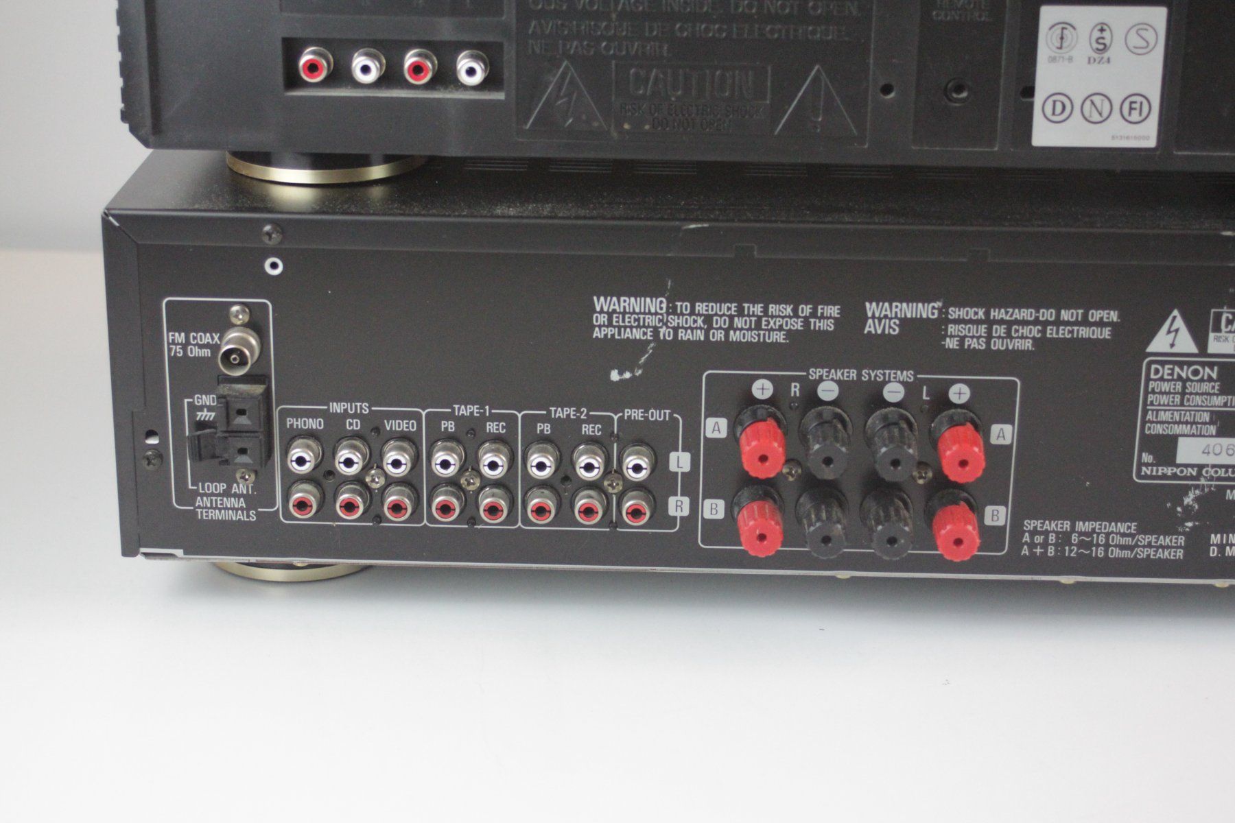 Denon Amplificatori: Denon Hi-Fi Set DRA-565RD & DRM-600 – Usato da Basel venduto da IRMAundFRED 6