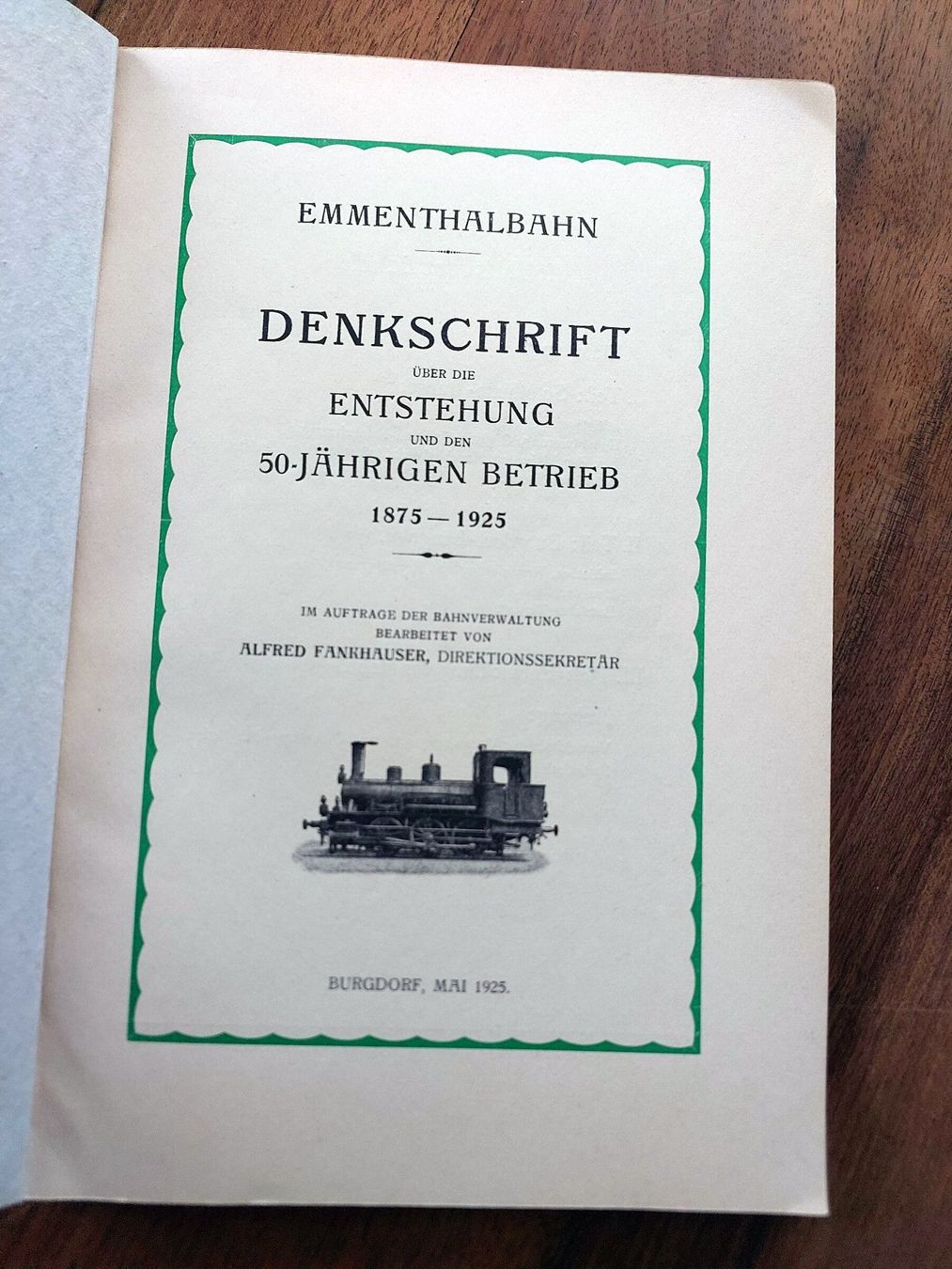 Libri: Emmenthalbahn - Denkschrift 1875-1925 – Usato da Schönenwerd venduto da Steidi 2