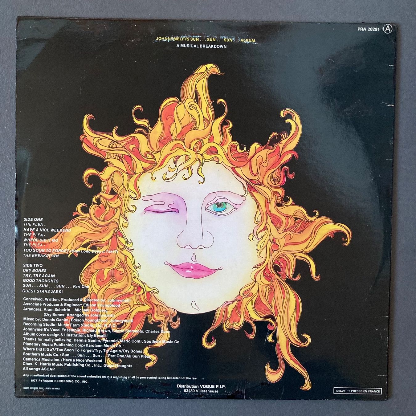 Schallplatten: Johnny Melfi - Sun Album - LP – Gebraucht aus dachsen von oheio 1
