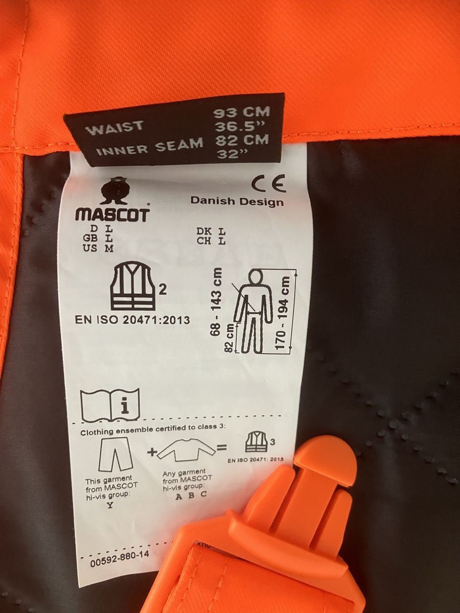 Hosen: Mascot Arbeitslatzhose Thermo Warnschutz Gr. L – Gebraucht aus Bettwiesen von Zustand57 6